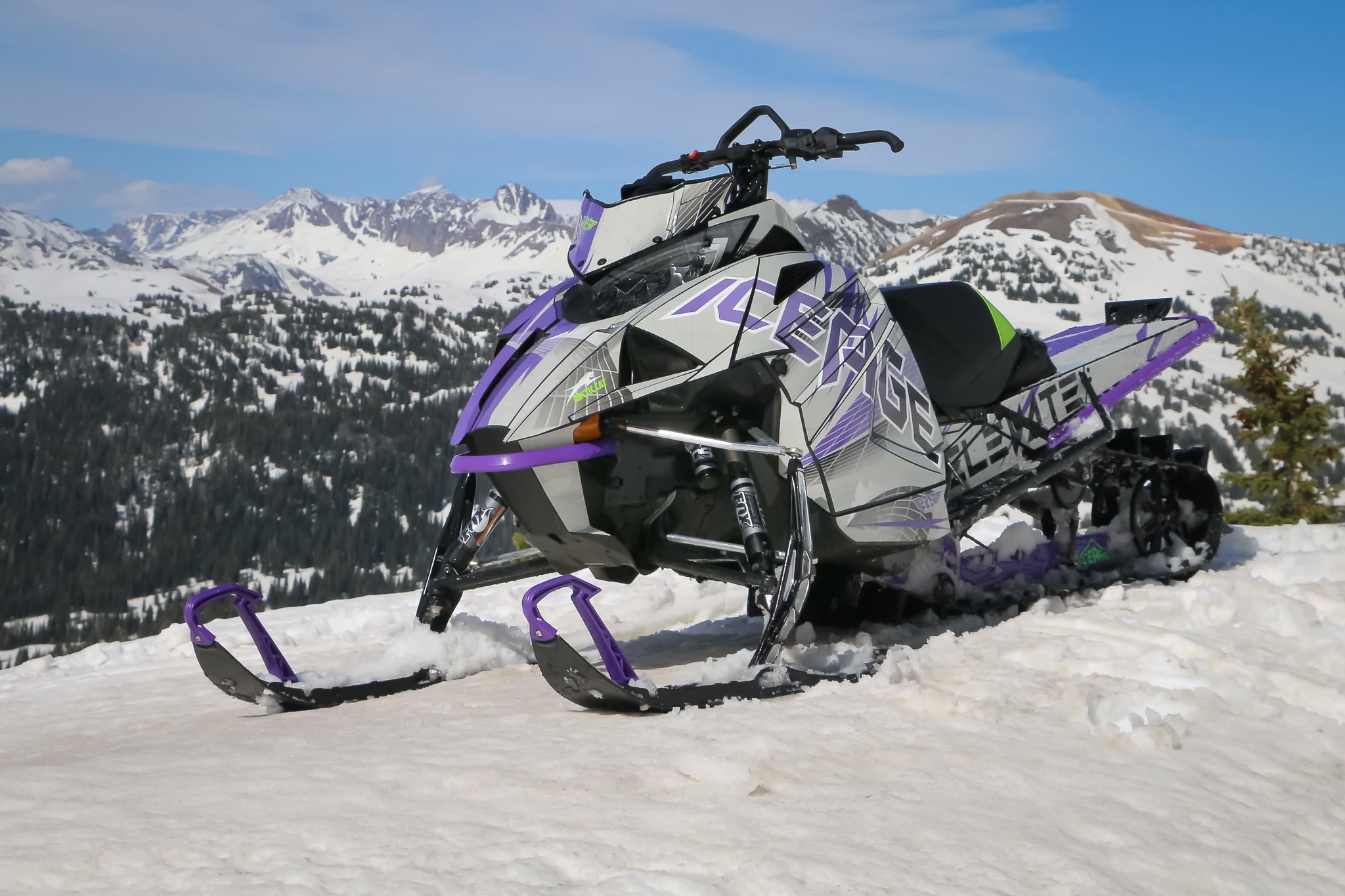 IceAge Elevate Spindle Kit Arctic Cat Alpha / Yamaha Mountain Max - Svart - 4