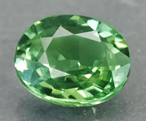 Impresionante piedra preciosa de turmalina verde neón natural de 0,56 ct - 3