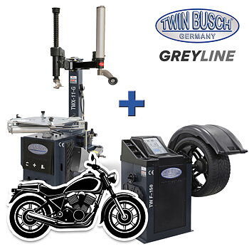 Montering & balansering paket MOTORCYKEL (GRÅ)
