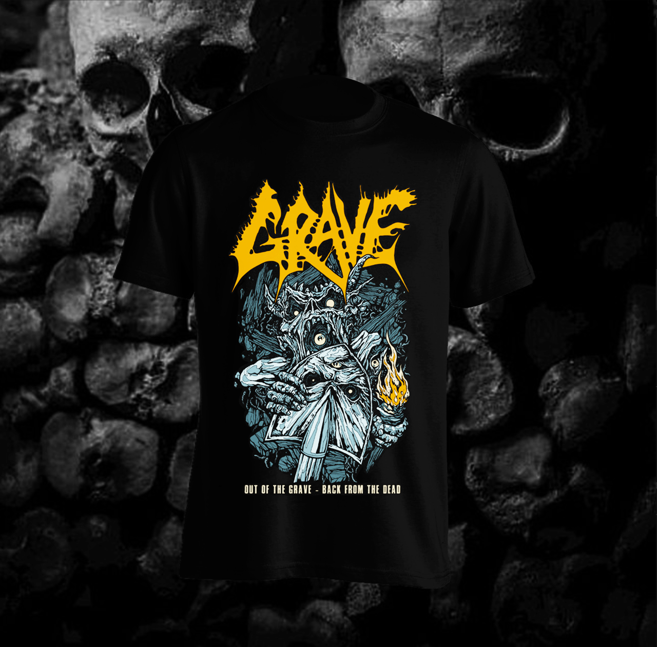 HELLOIL.COM - GRAVE - Coffinbreak T-shirt