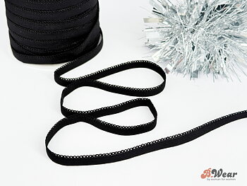 Cute panty elastic 10 mm - black
