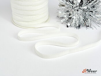 Cute panty elastic 10 mm - White