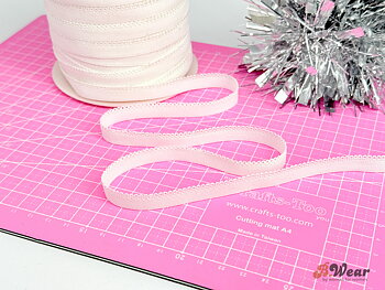Cute panty elastic 10 mm - White
