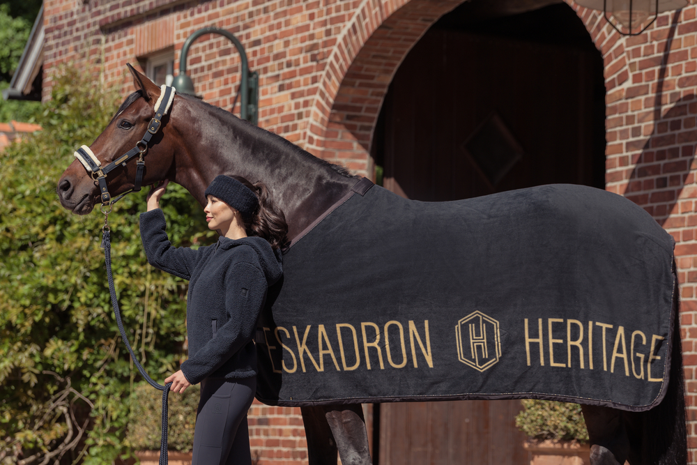 Eskadron Heritage Zip Hood Teddy – Navy - 2