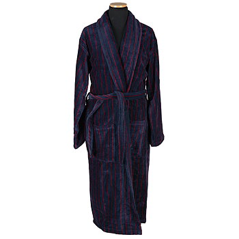 Ditzinger morgonrock i velourfrotté. Gunnarstorp.