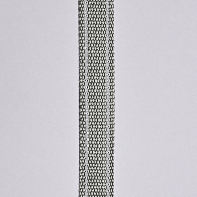 Väskband grått - med grå Reflex - syntet, bredd 20 mm (metervara)