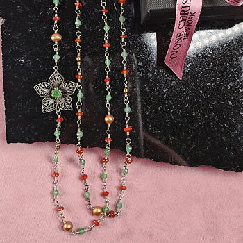 Yvone Christa Menage Long Twisted halsband