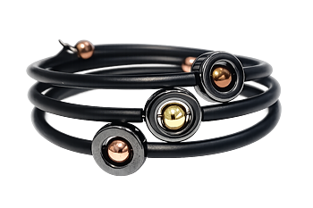  Bracelet Bronz Hematite brown, rose, gold
