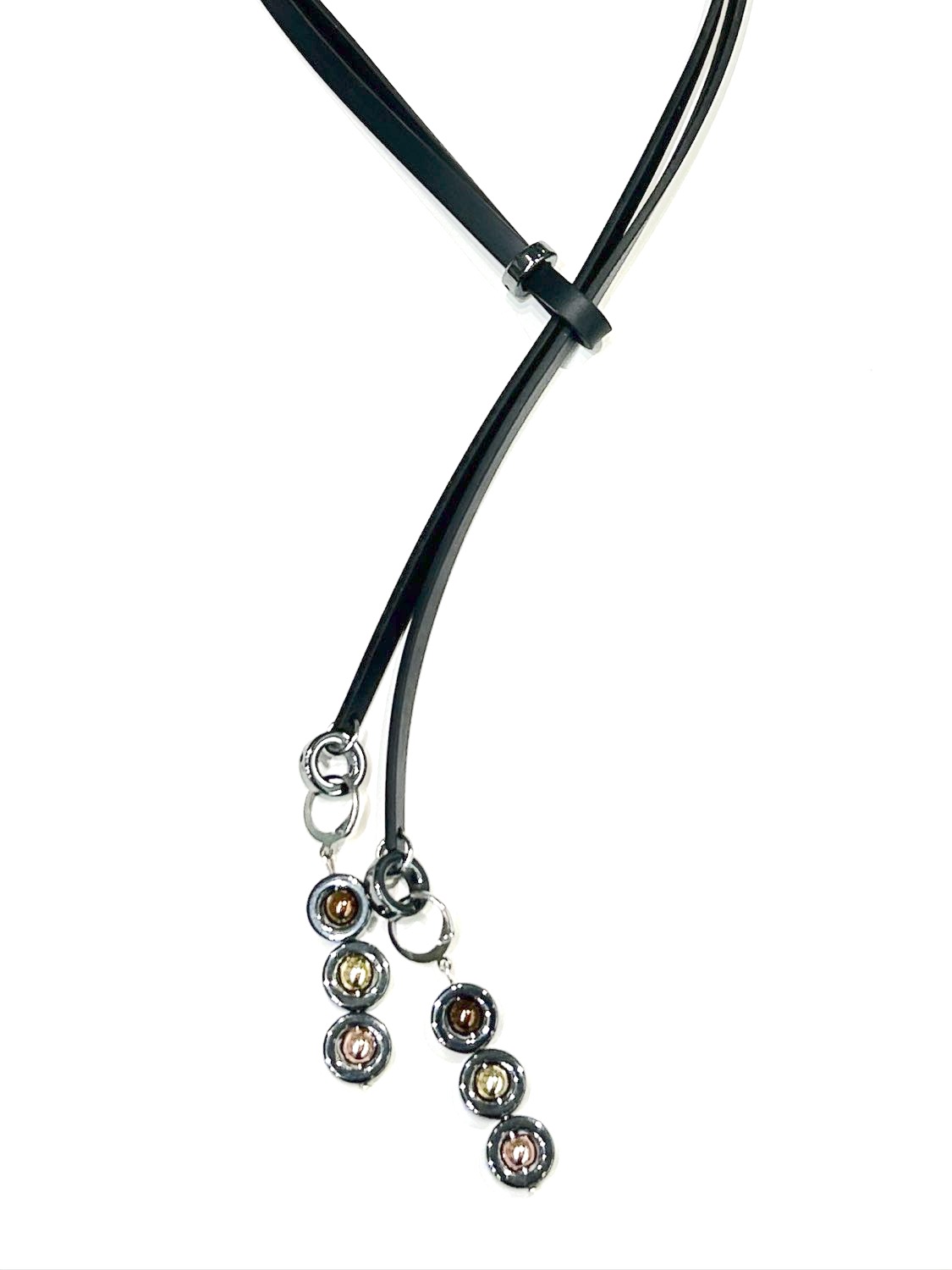 Nancy Halsband Bronz brunt rosé guld - 2
