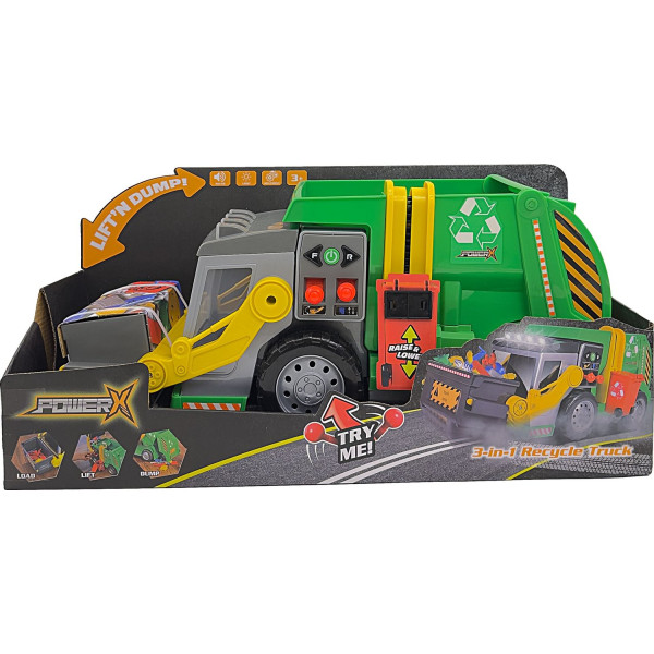 Power X, Lift'N'Dump Recycle Truck