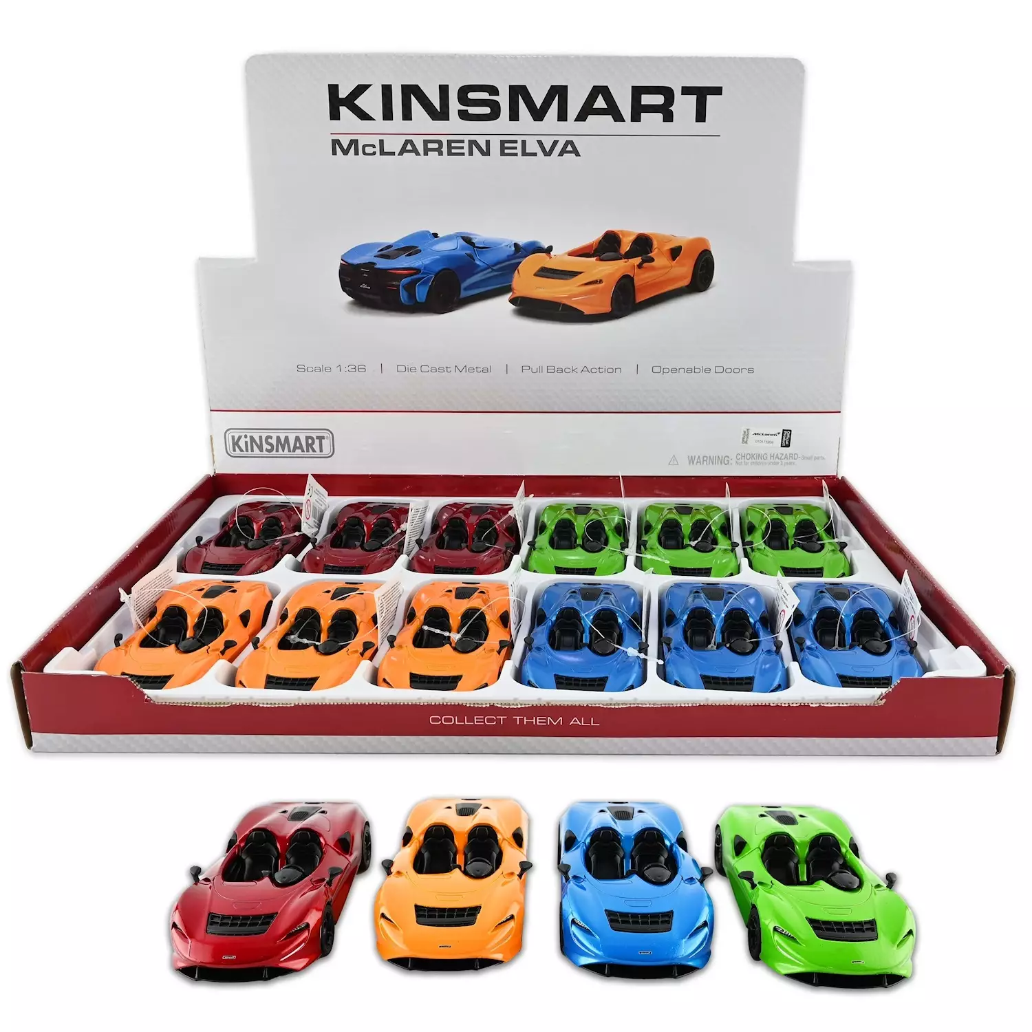 Bil MacLaren Elva 1:36, 13 cm - Robetoy