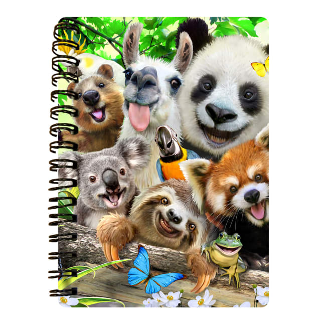 Prime 3D anteckningsbok Bush Babies Selfie