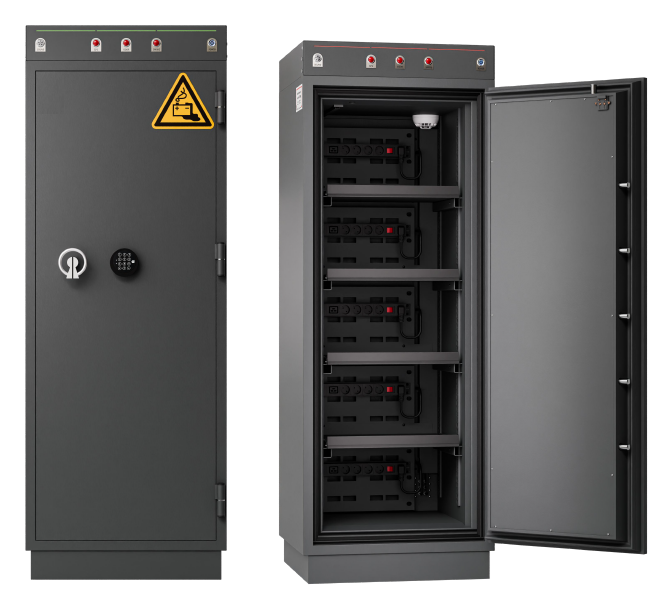 Brandsäkert batteriskåp BS-12.5