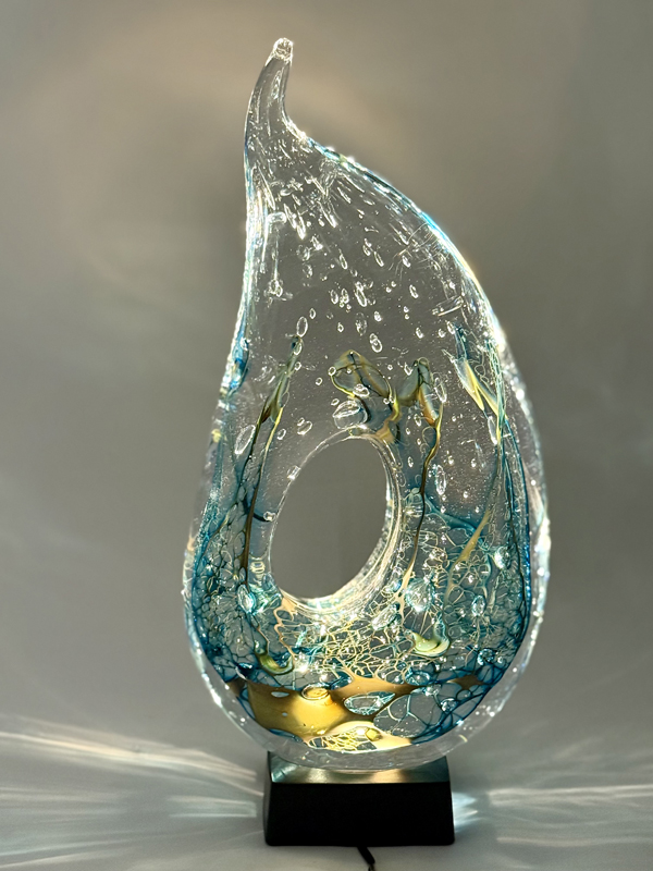 Northern Lights - Blue Circle Sculpture - 2