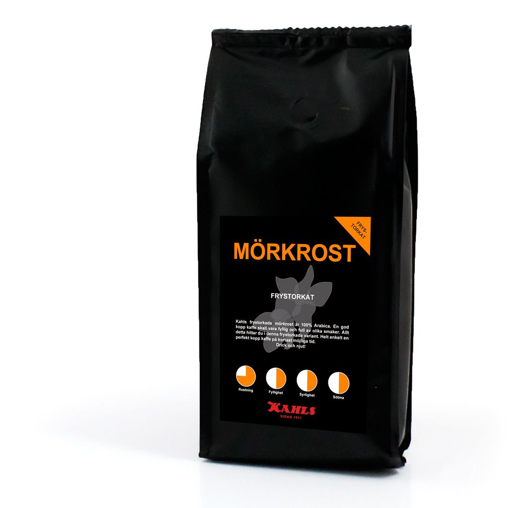 Frystorkat kaffe MÖRKROST 250g - Kahls Kaffe