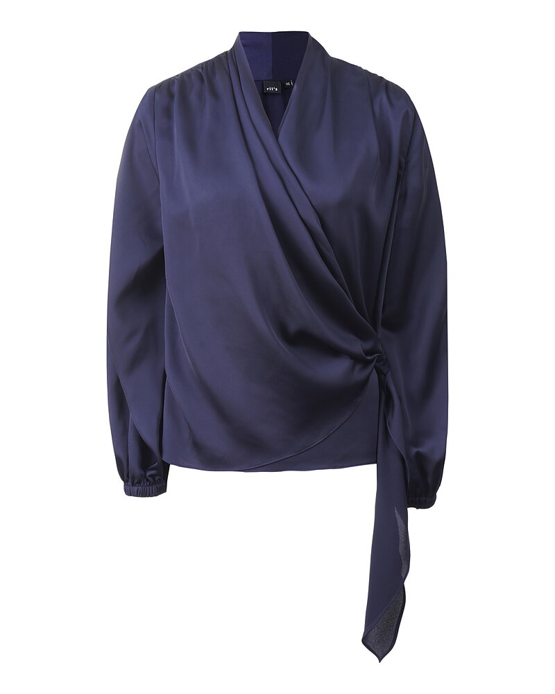 Blus Pomezia marinblå