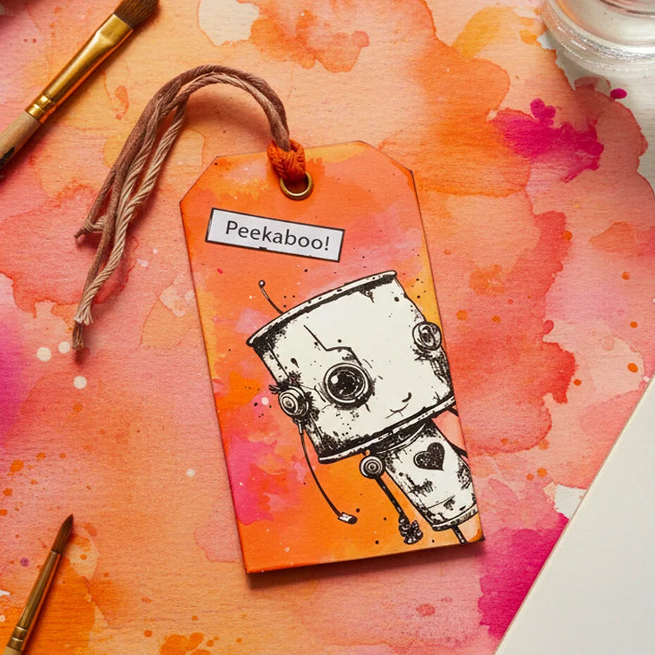  COSMIC SHIMMER -Andy Skinner Pre Cut Rubber Stamp Set Bot-ology Better Together  - 6