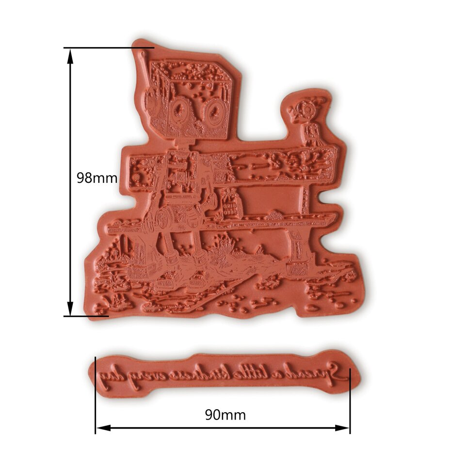  COSMIC SHIMMER -Andy Skinner Pre Cut Rubber Stamp Set Bot-ology Spread A Little Kindness - 3