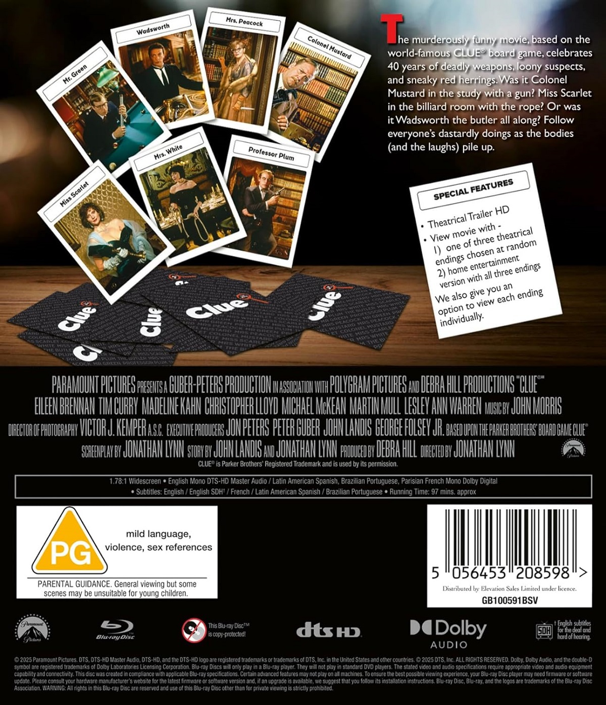 Clue (ej svensk text) (Blu-ray) - 2