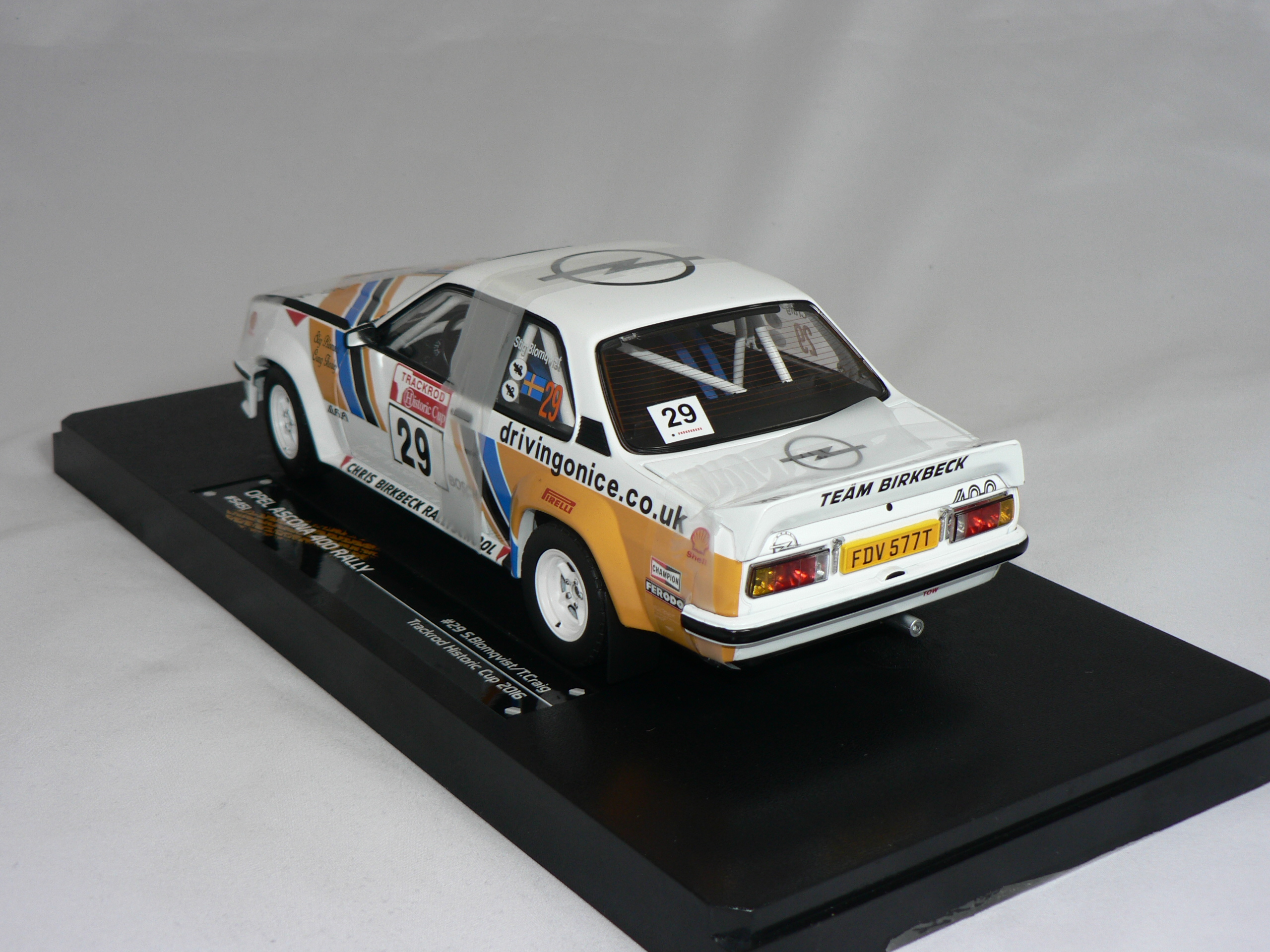 Opel Ascona  400  #29 (Historic Cup 2016 S. Blomqvist/T.Craig) 1:18  Sun Star - 2