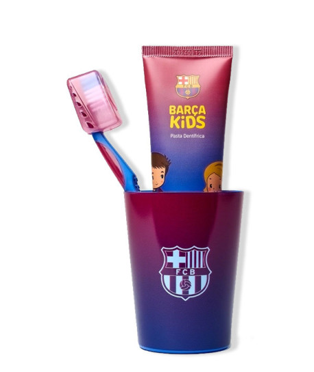 FC Barcelona Kit Tandhygien för Barn