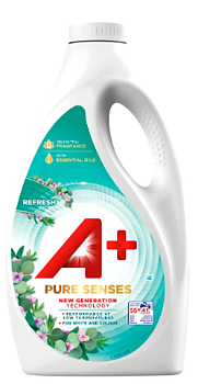 A+ Tvättmedel Flytande Pure Senses Refresh 2,475L
