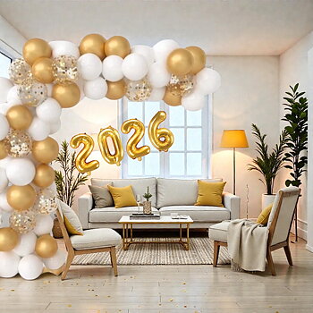 Ballongbåge XL - Nyår 2026