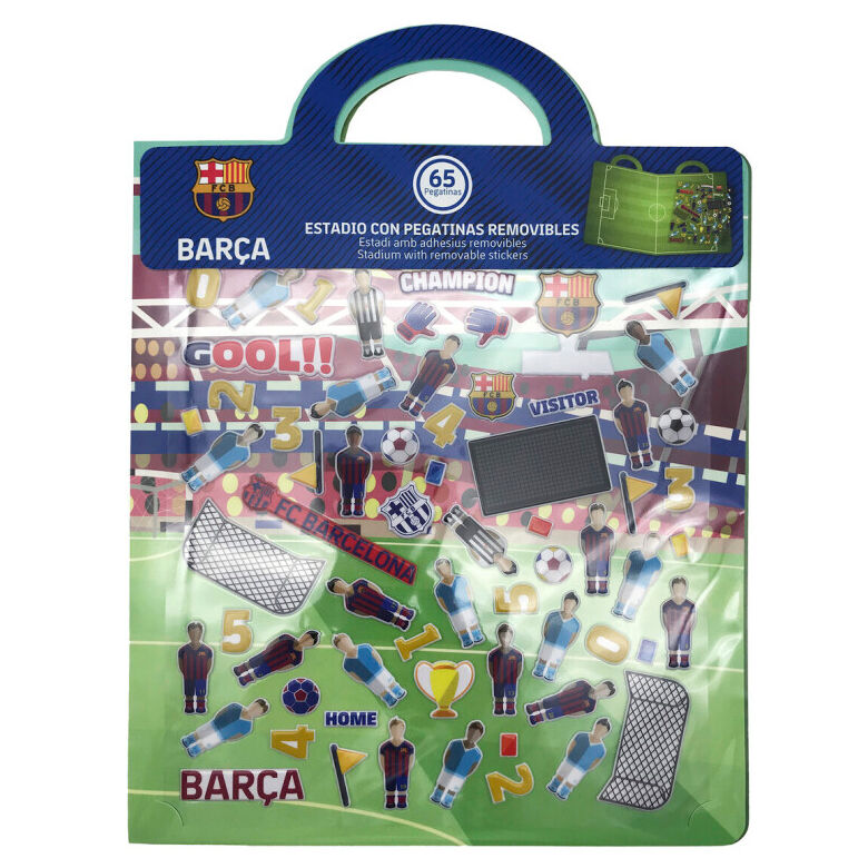 FC Barcelona Återanvändbara 3D-klistermärkesbok