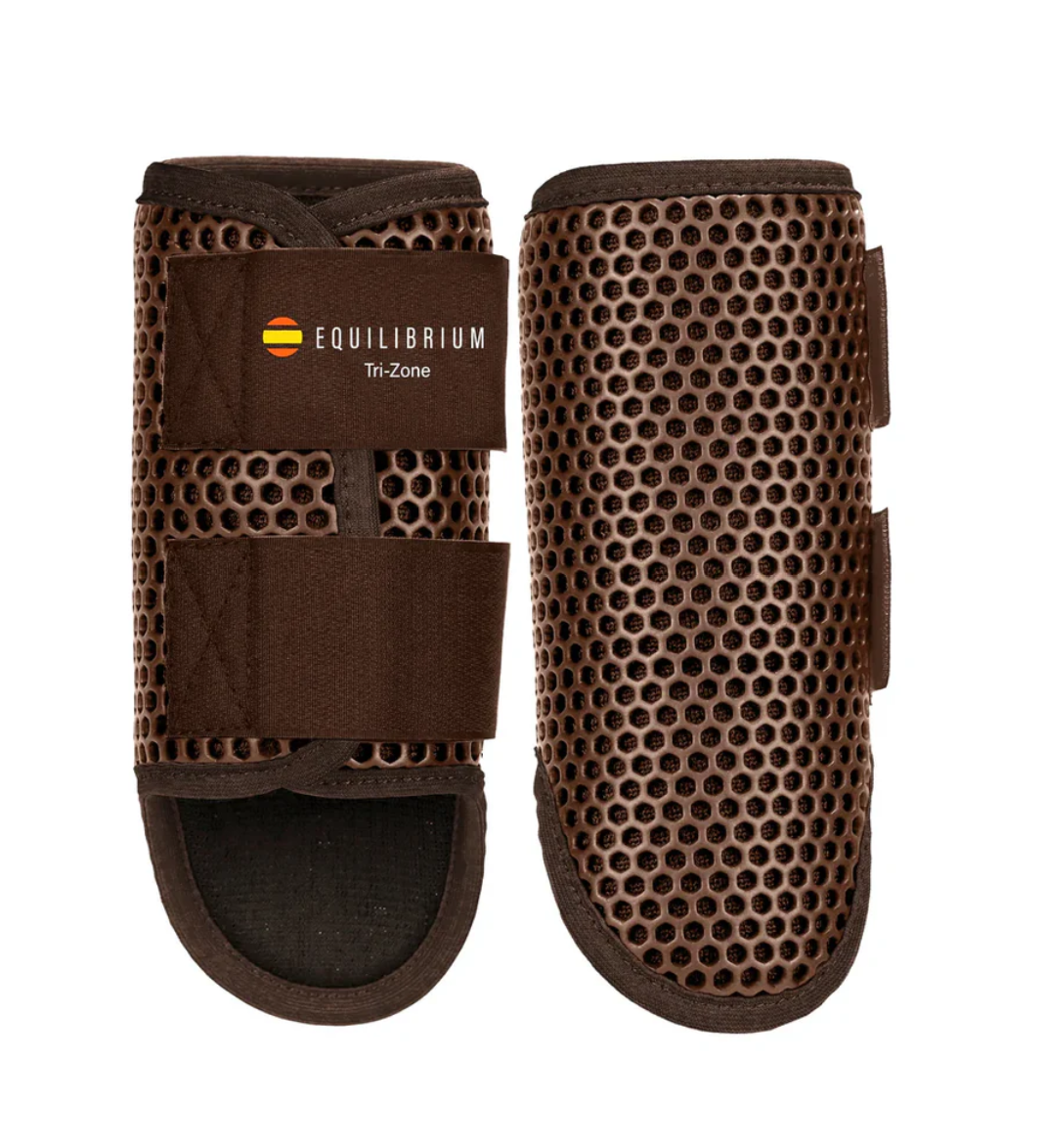 Equilibrium Tri-Zone Brushing Boots, perforerade lättvikts  strykkappor Bruna