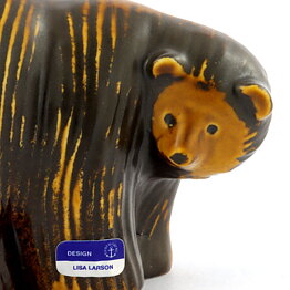 Lisa Larson (Lillskansen 1978) Beloved Brown Bear 9/7 cm (3)