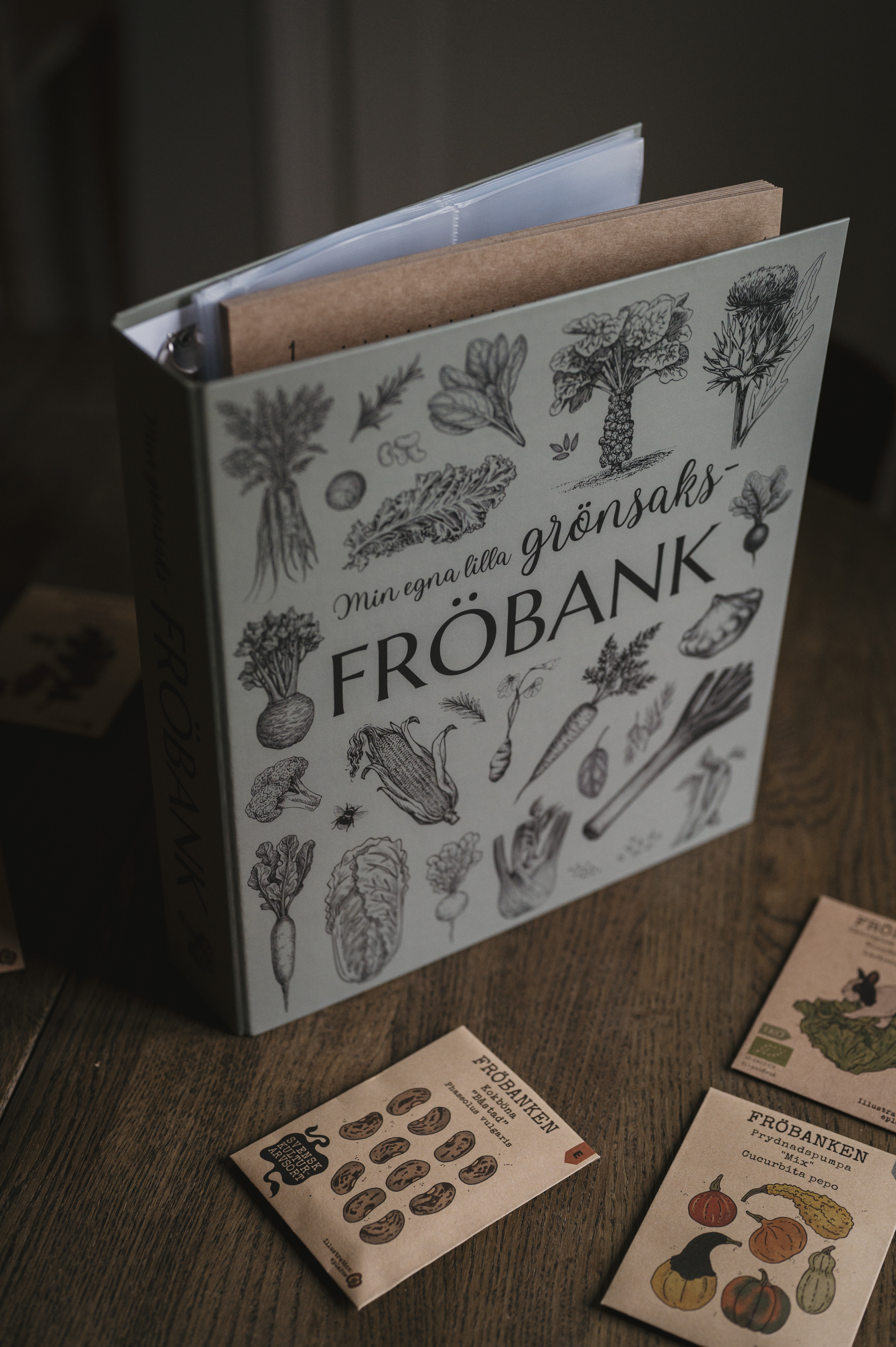 Fröpärm - Grönsaker - Förvaring för fröpåsar