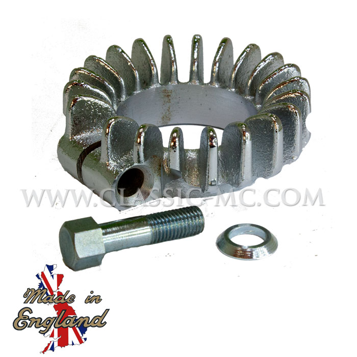 EXHAUST FINNED CLIP, 44 MM PUSH-OVER