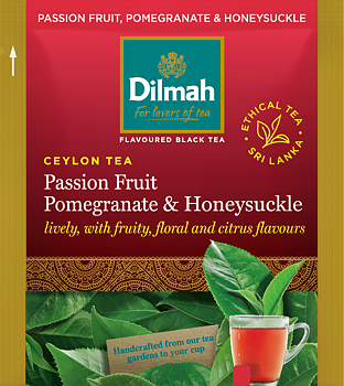 Dilmah Passion Fruit, Pomegranate & Honeysuckle - Tepåsar 100-pack