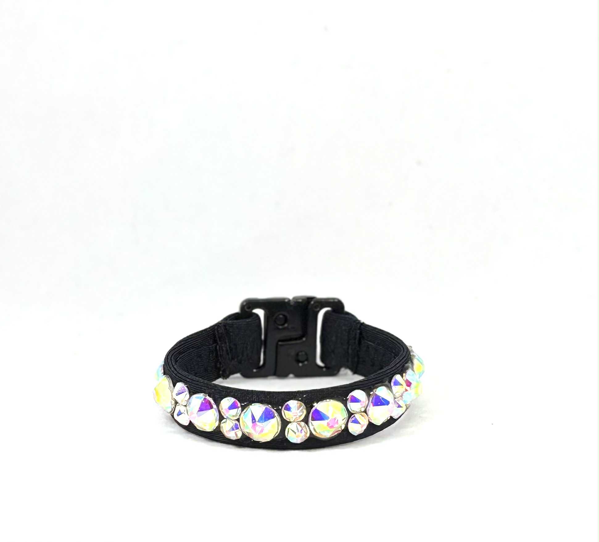 ARMBAND - svart/crystal AB
