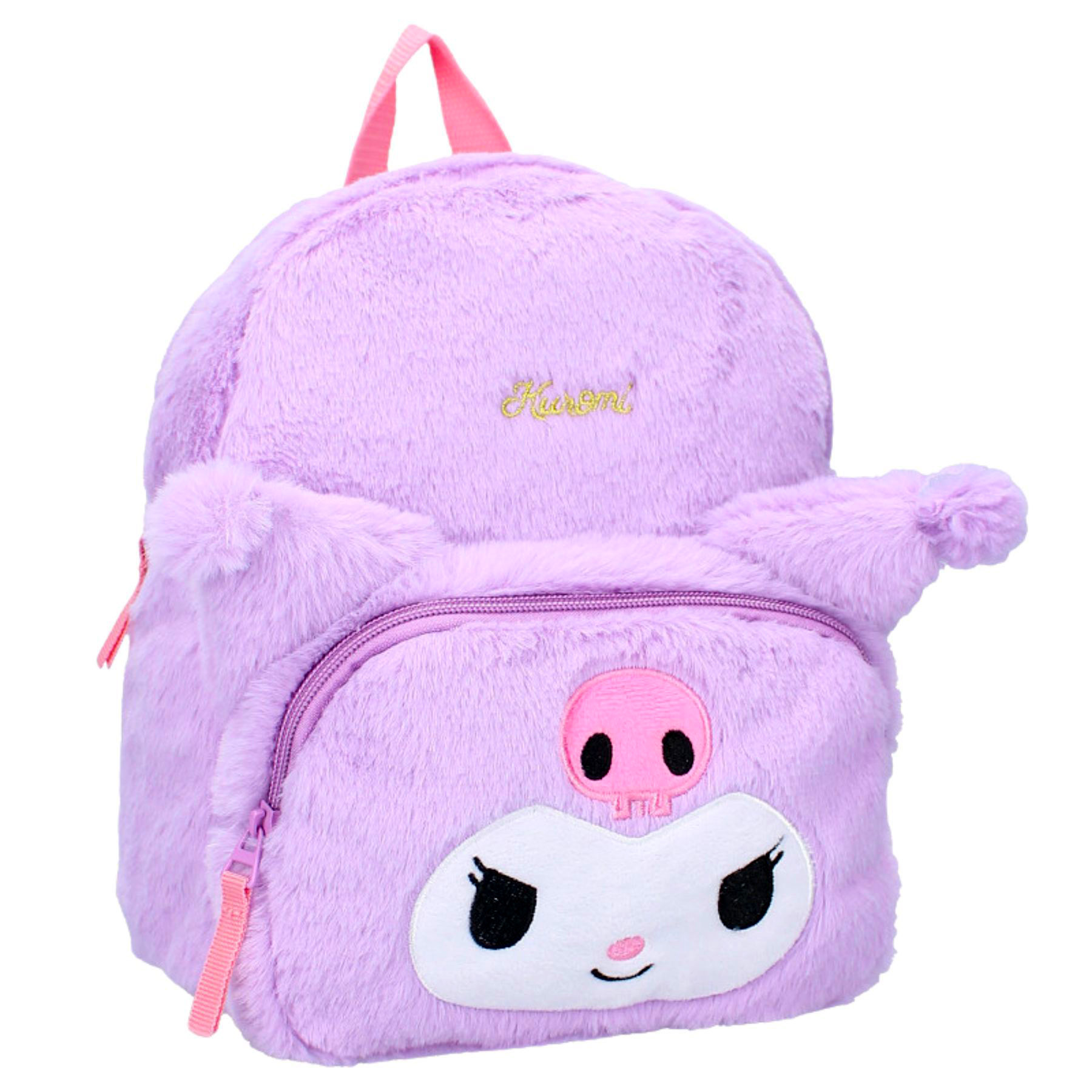 Kuromi Sanrio Plysch Ryggsäck i Lila 28 cm - 4