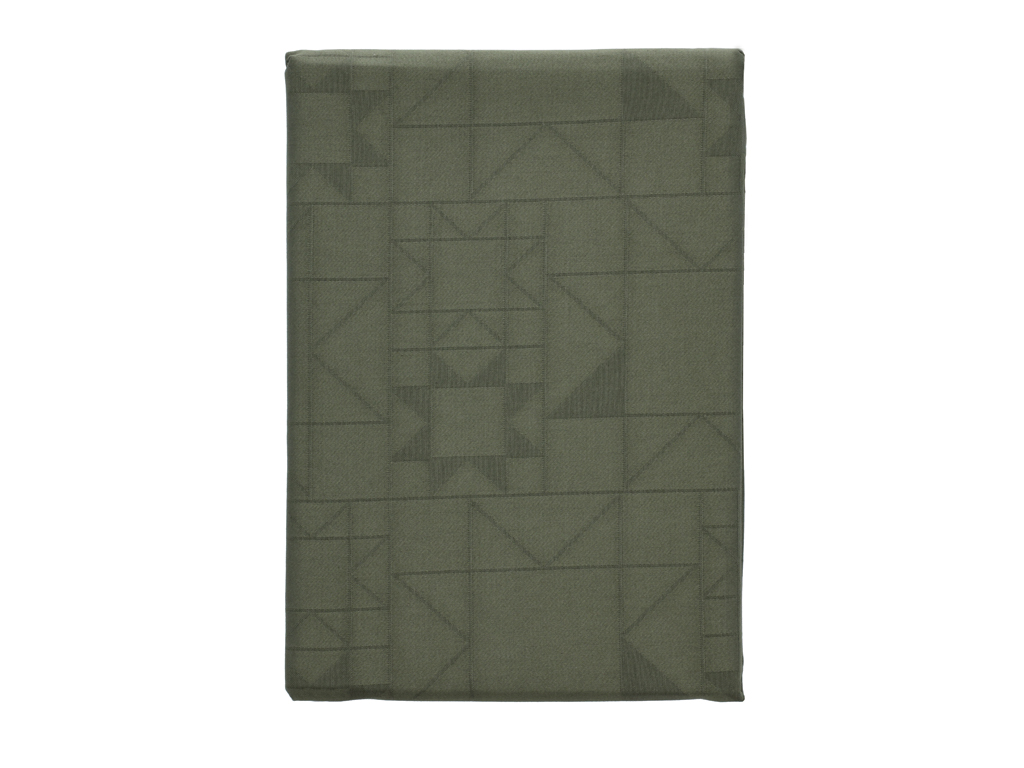 Södahl Star Damast Julbordsduk 140x220 cm, Forest green /grön - 2