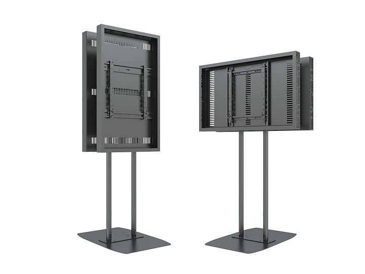 M Pro Series Enclosure 49" Dual Pole Floorbase B2B