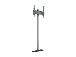 M Single Pole Floormount Pro 32"-65" Chrome