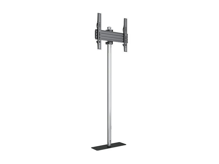 M Single Pole Floormount Pro 32"-65" Chrome
