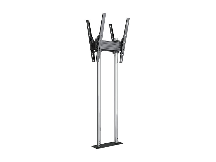 M Dual Pole Floormount Pro B2B 55"-90" Chrome