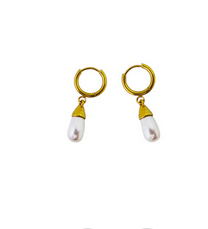 Veja drop earrings gold