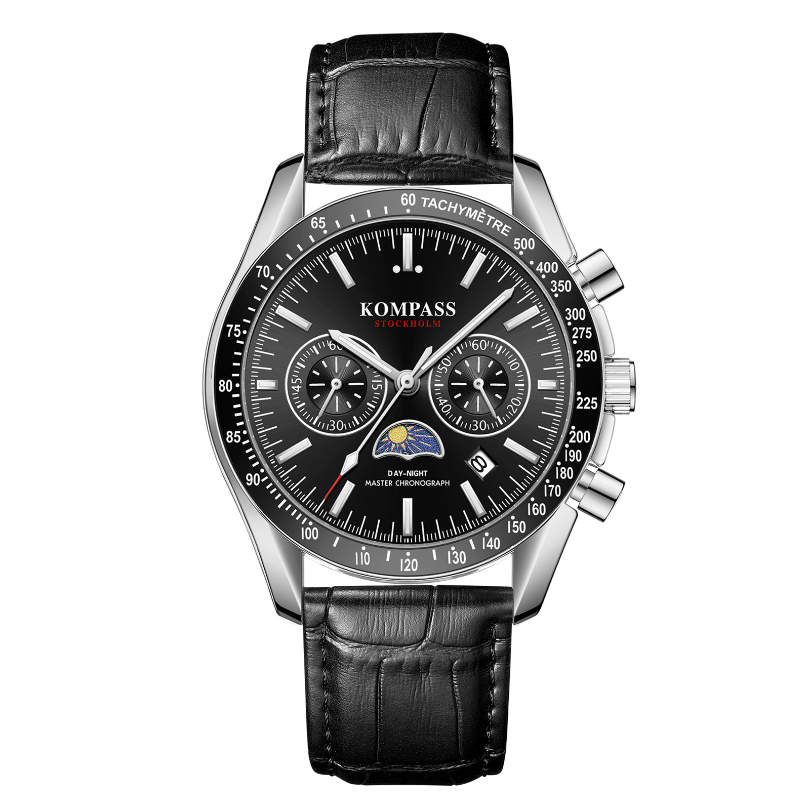 Kompass Day-Night Master Chronograph Black