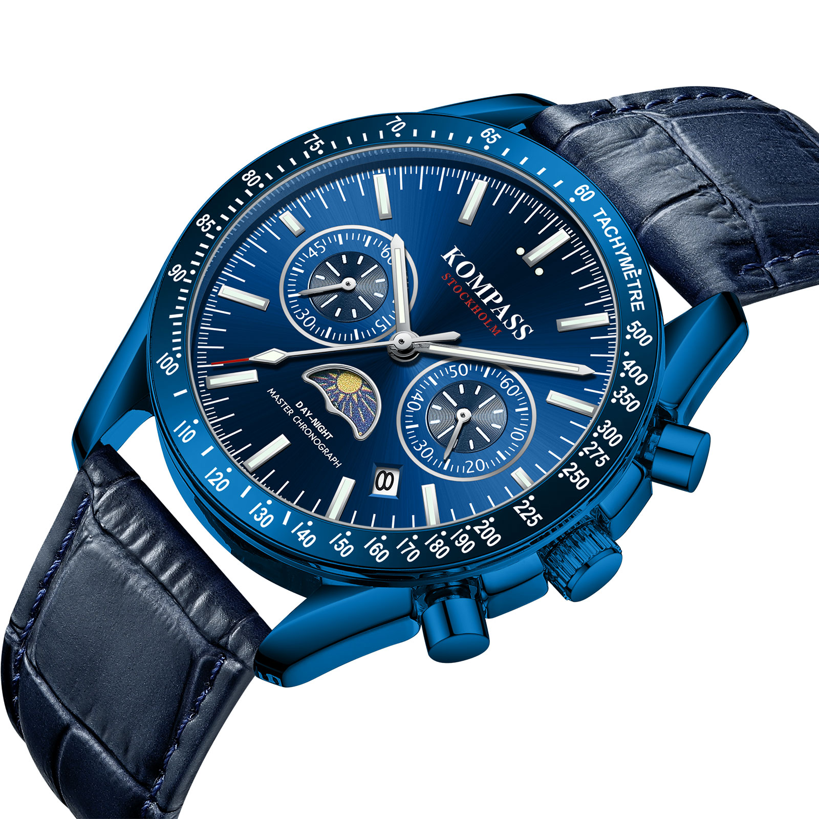Kompass Day-Night Master Chronograph Full Blue - 2