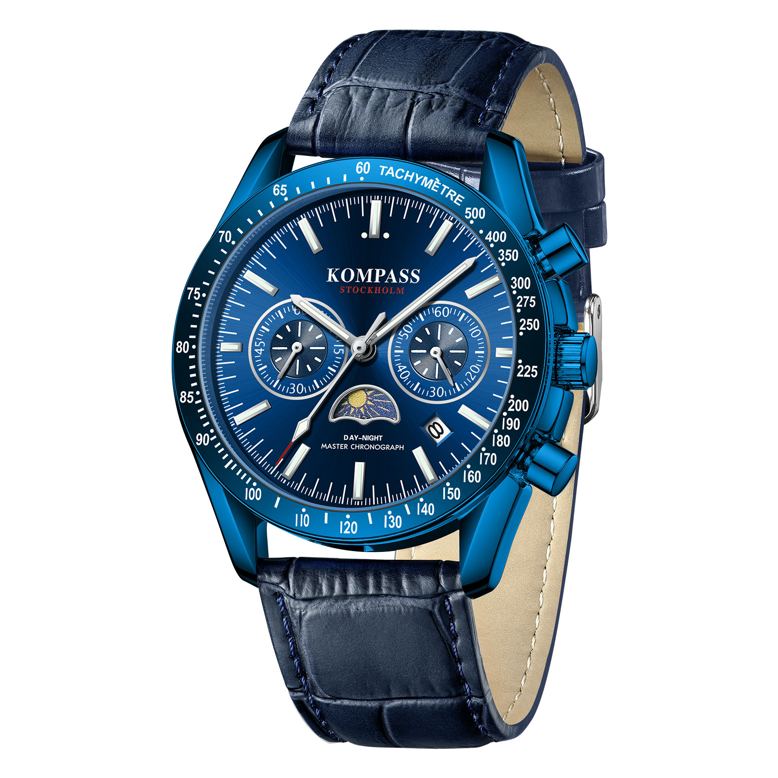 Kompass Day-Night Master Chronograph Full Blue - 3