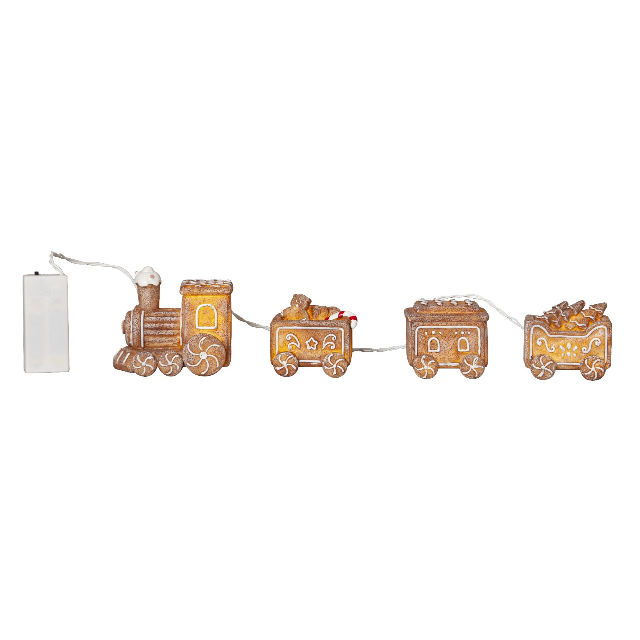 Pepparkaks-tåg inkl. belysning - 2