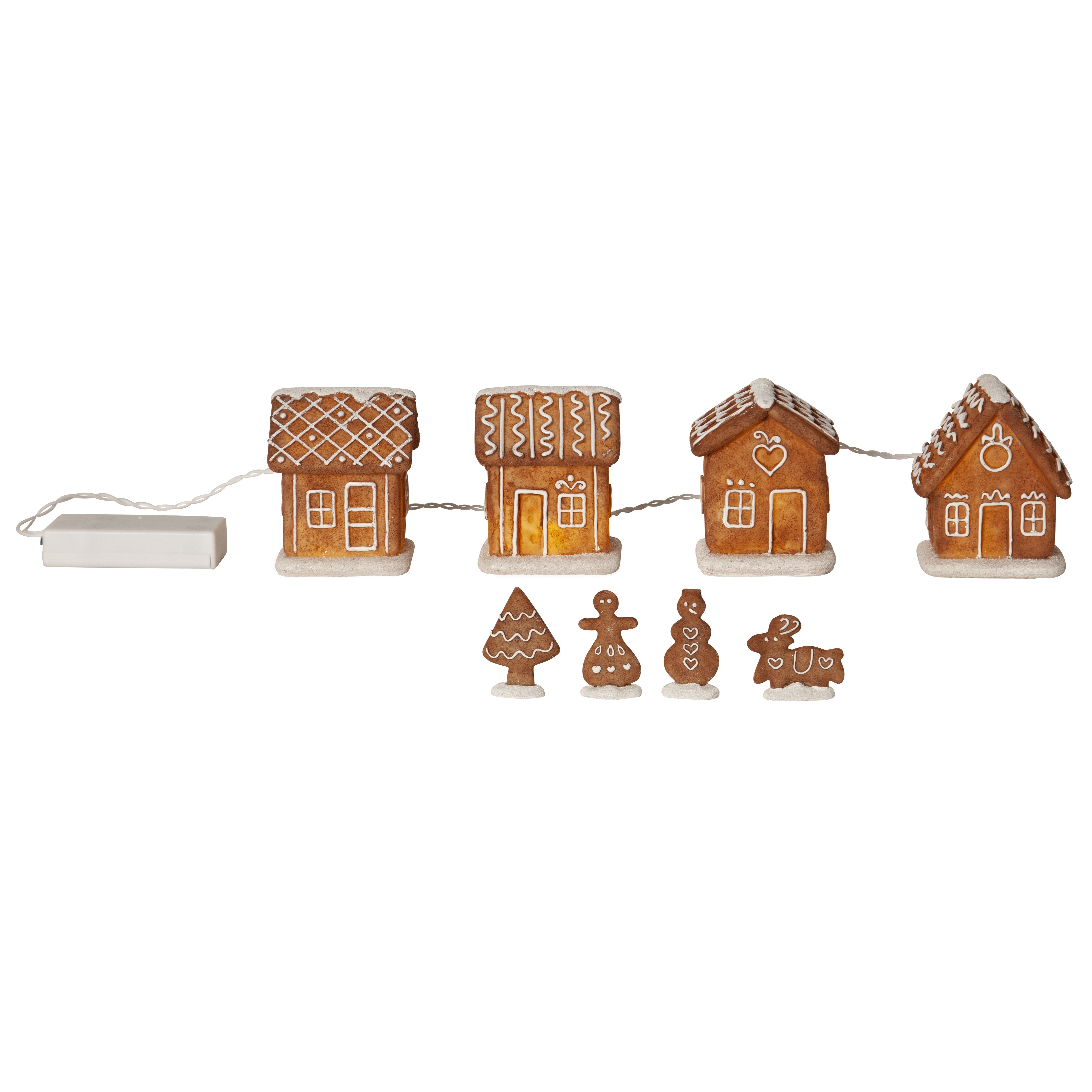 Pepparkakshus by - Inkl. belysning - 2