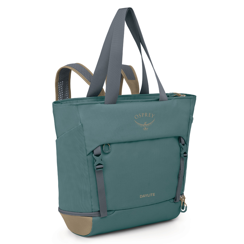 Toteväska/ryggsäck - OSPREY Daylite Large Tote Cascade Blue Latte Brown