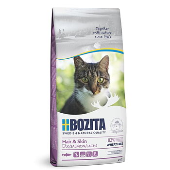 Bozita - Hair & Skin Wheat Free Salmon Kattmat