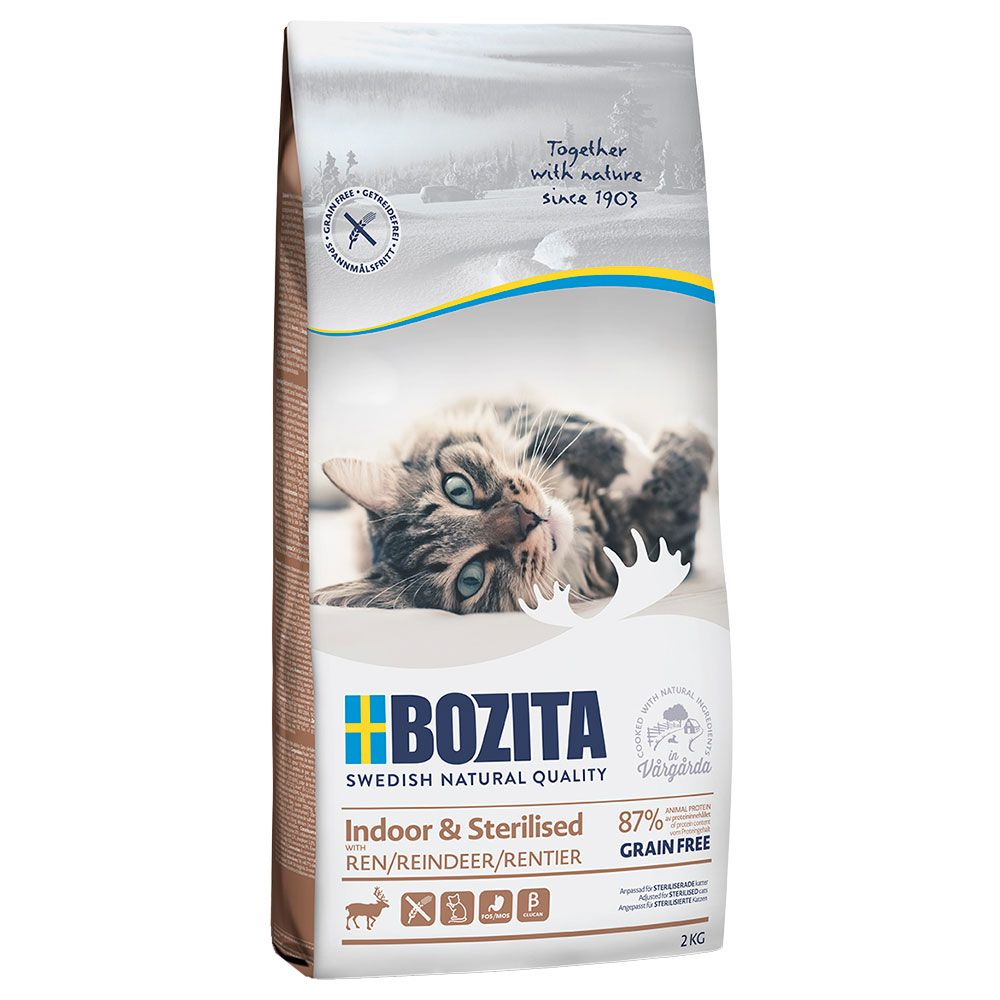 Bozita - Indoor Sterilised Reindeer Grain Free Kattmat