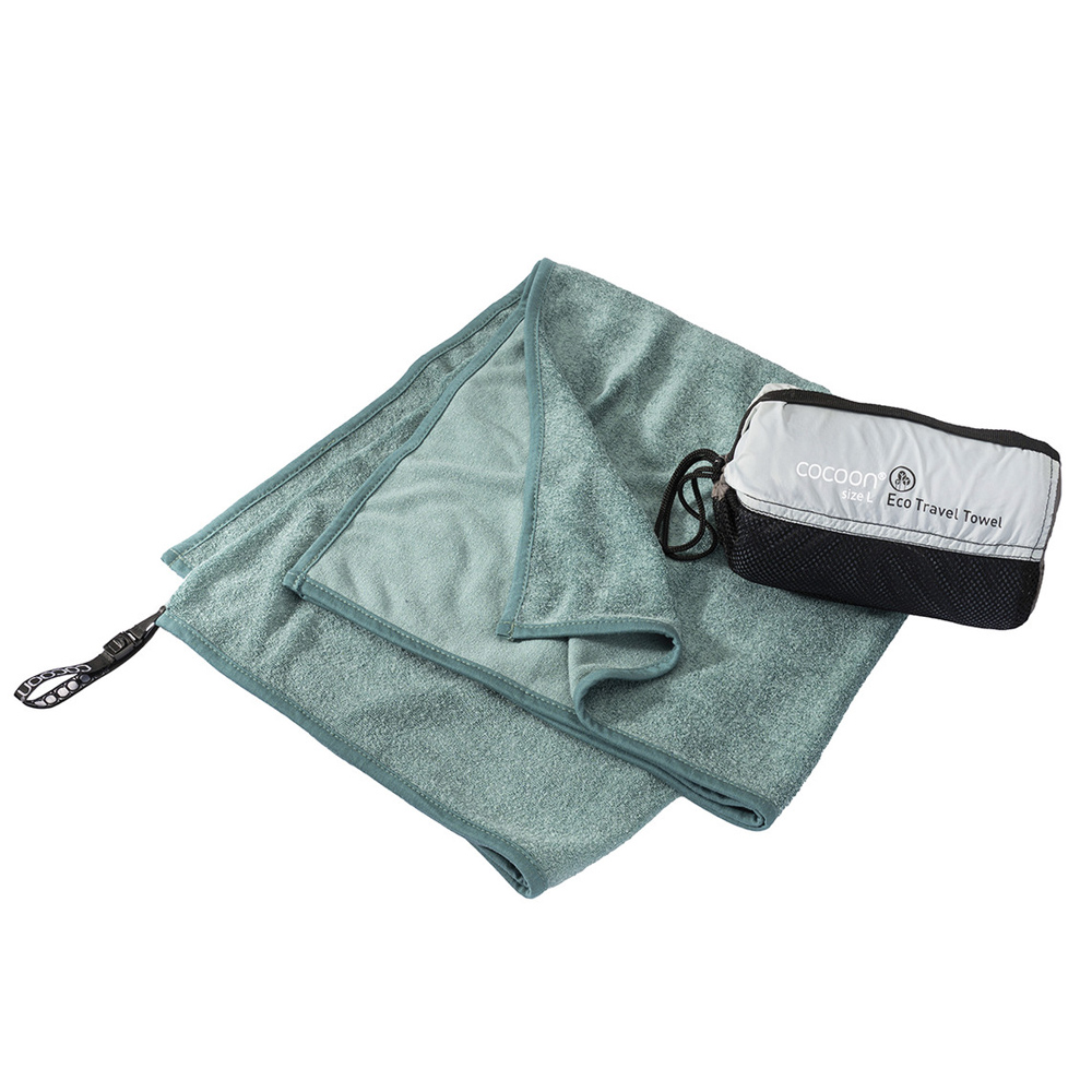 Resehandduk - COCOON Eco Travel Towel Large Nile Green